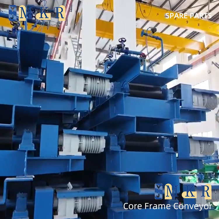 Core Frame Conveyor Roller Bed